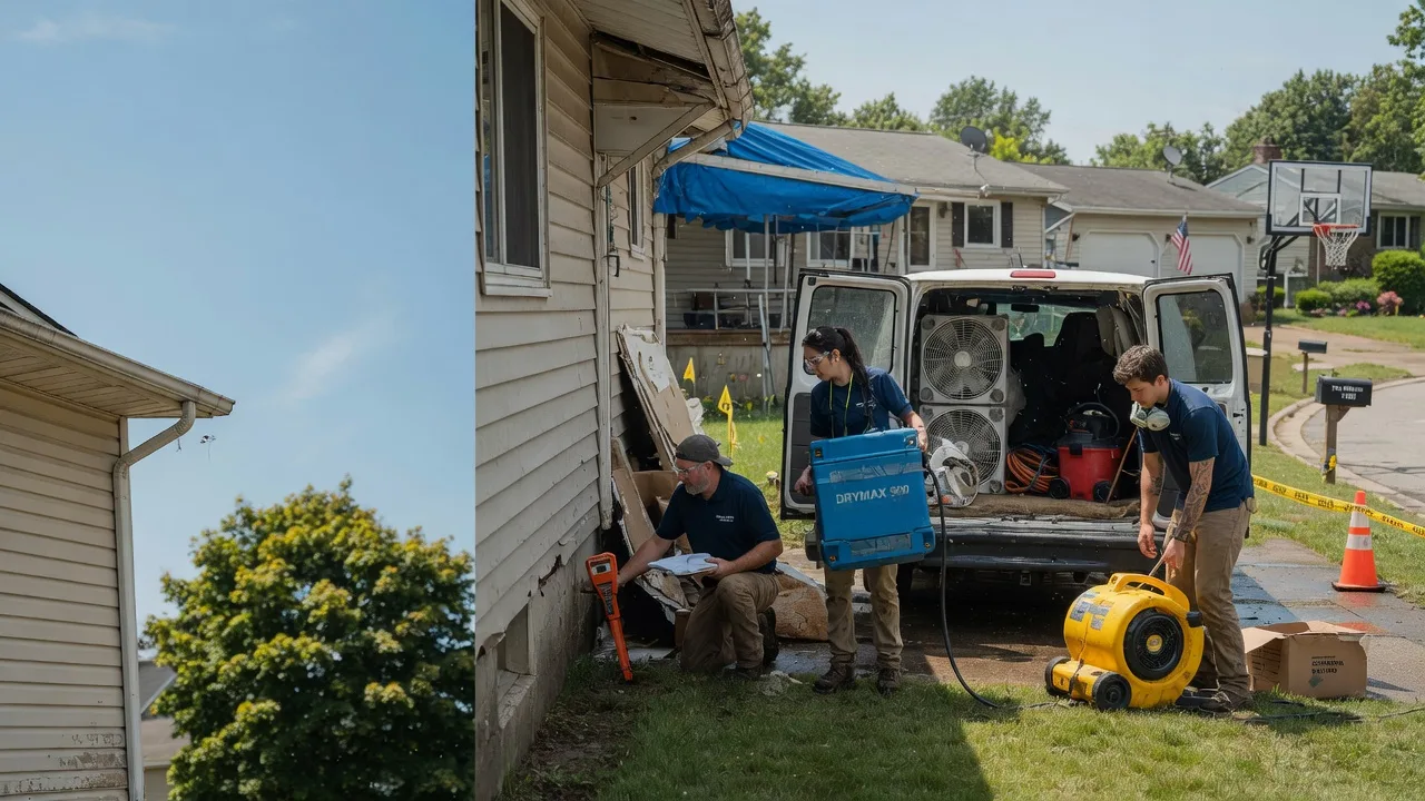 Ceiling Leak Cleanup in Wheatland, PA near me